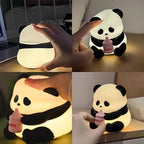 Silicone Baby Panda Lamp