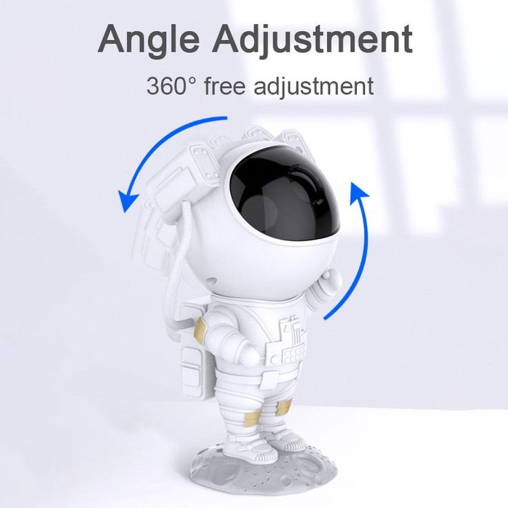 Starry  Astronaut Star Projector Galaxy Night Light