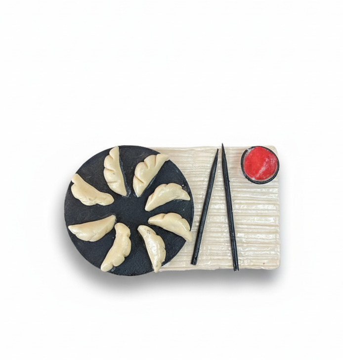 DUMPLINGS FRIDGE MAGNET