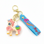 RAINBOW  UNICORN KEY CHAIN