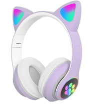 Wirelesses Meow Headphones (LAVENDER)