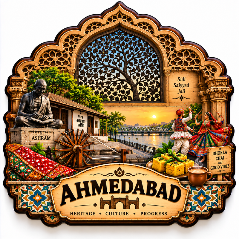 AHMEDABAD FRIDGE MAGNET