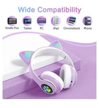 Wirelesses Meow Headphones (LAVENDER)
