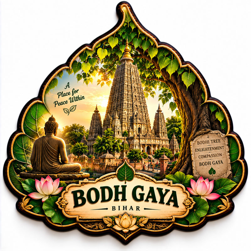 BODH GAYA FRIDGE MAGNET