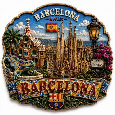 BARCELONA FRIDGE MAGNET
