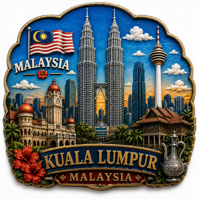 MALAYSIA FRIDGE MAGNET