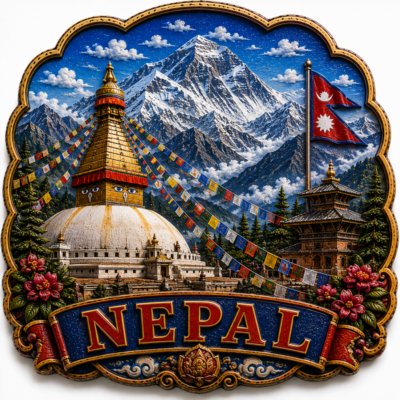 NEPAL FRIDGE MAGNET