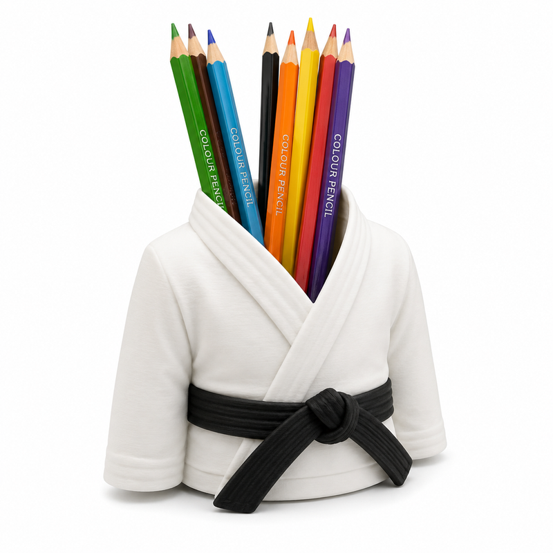 Karate Black Belt Pen & Pencil Holder (PREPAID ONLY)