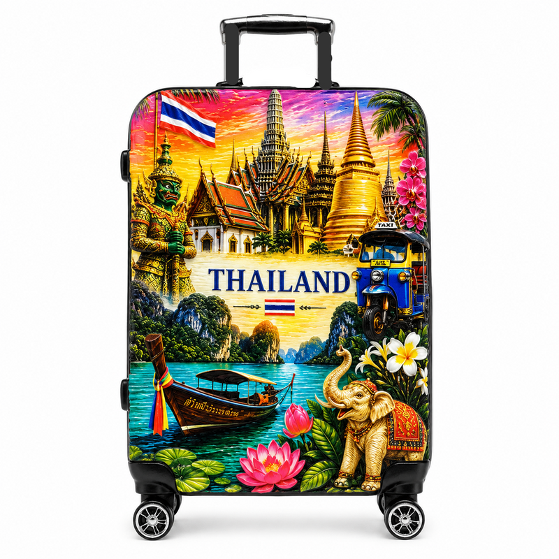 Thailand Suitcase Fridge Magnet