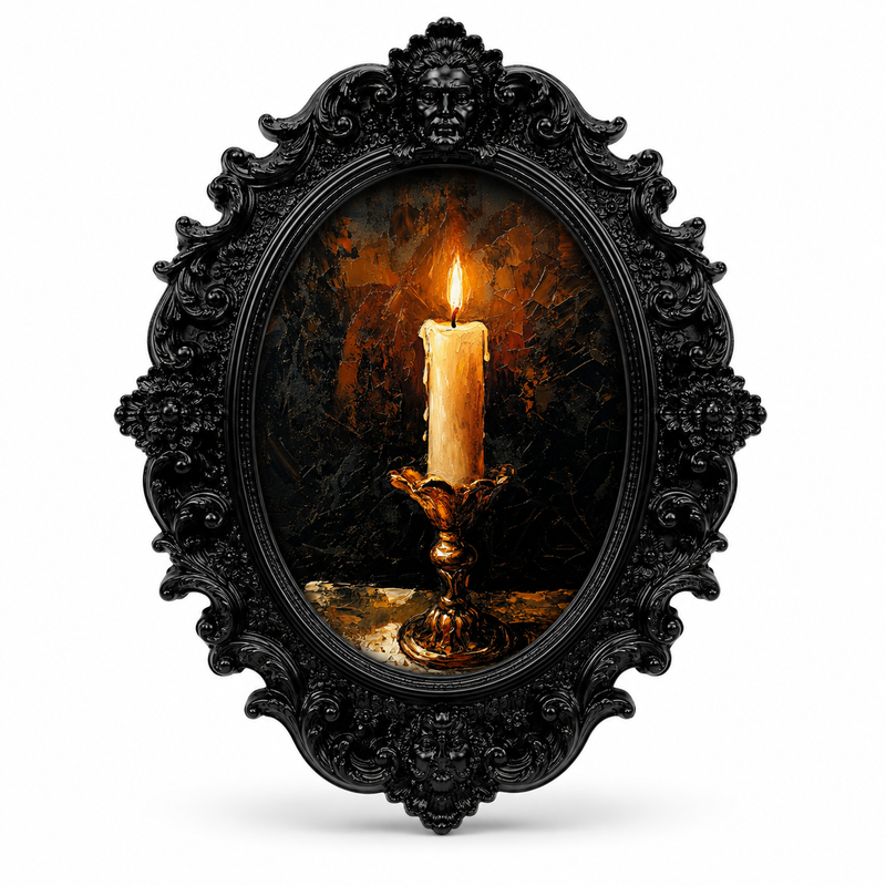Vintage Candle Fridge Magnet