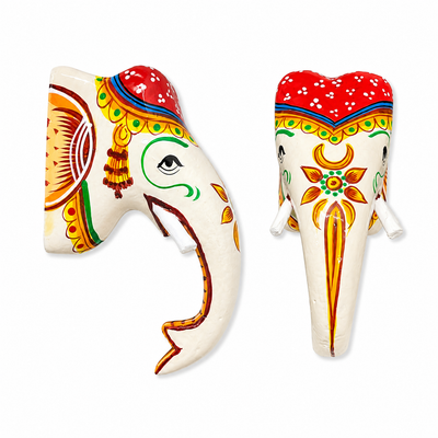 Wooden Elephant Fridge Magnet