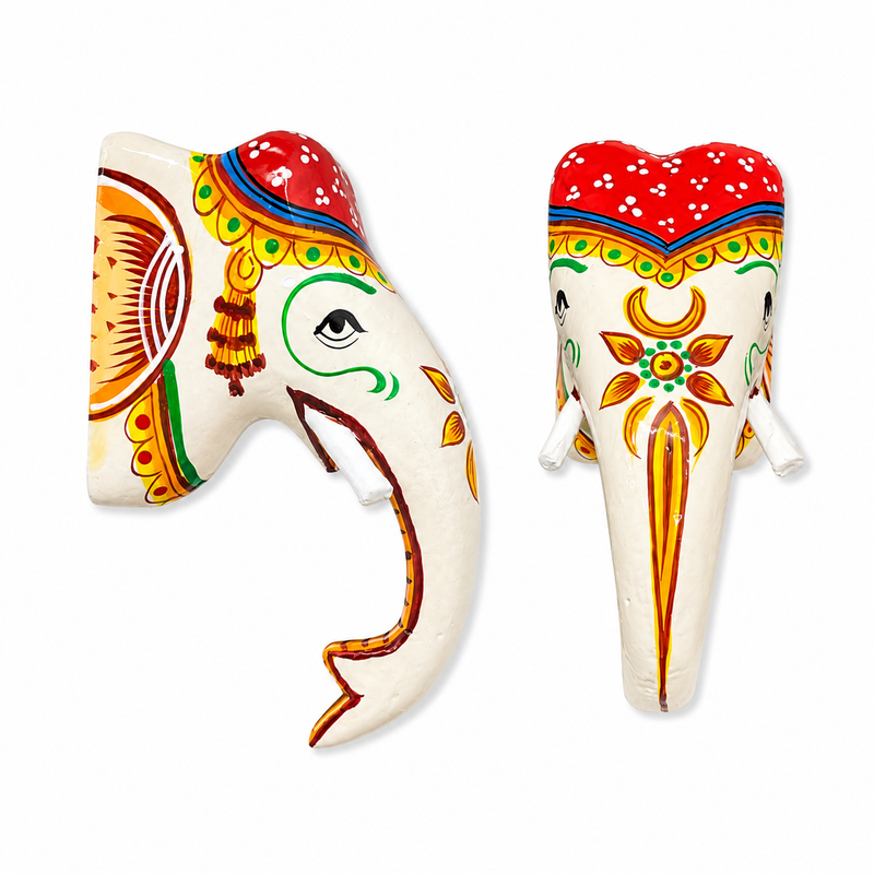 Wooden Elephant Fridge Magnet