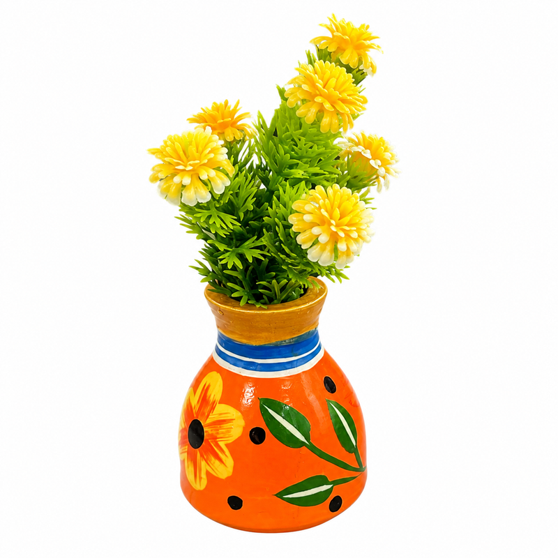 Wooden Flower Vase 02 Fridge Magnet