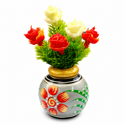 Wooden Flower Vase 08 Fridge Magnet