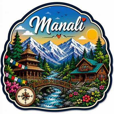 MANALI FRIDGE MAGNET