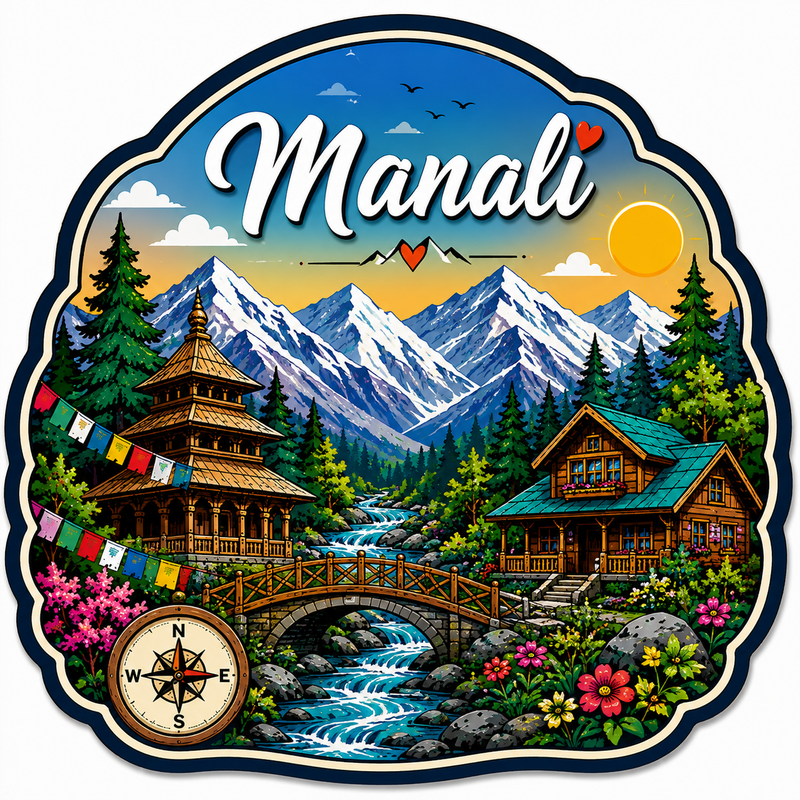 MANALI FRIDGE MAGNET