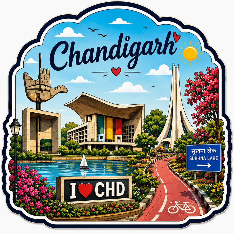 CHANDIGARH FRIDGE MAGNET