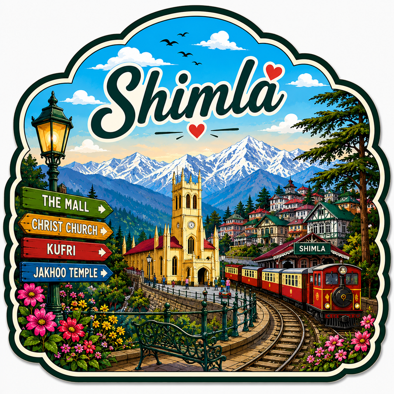 SHIMLA FRIDGE MAGNET