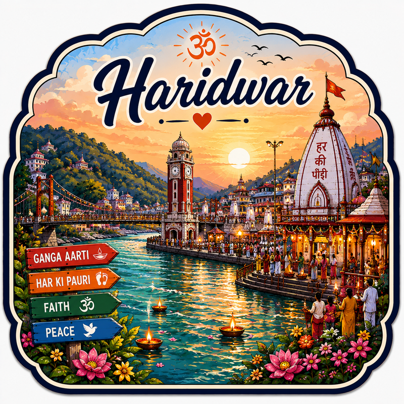 HARIDWAR FRIDGE MAGNET