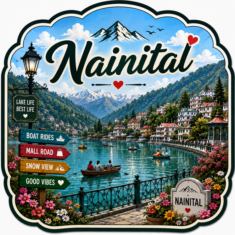 NAINITAL FRIDGE MAGNET (