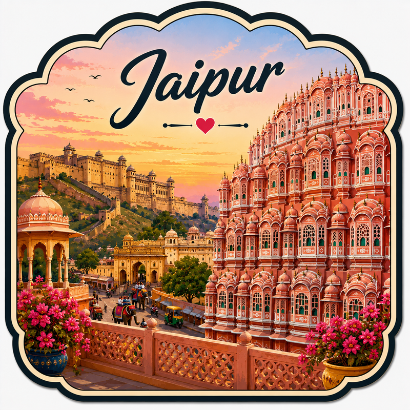 JAIPUR FRIDGE MAGNET
