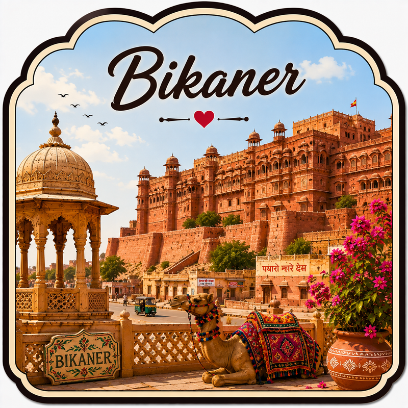 BIKANER FRIDGE MAGNET