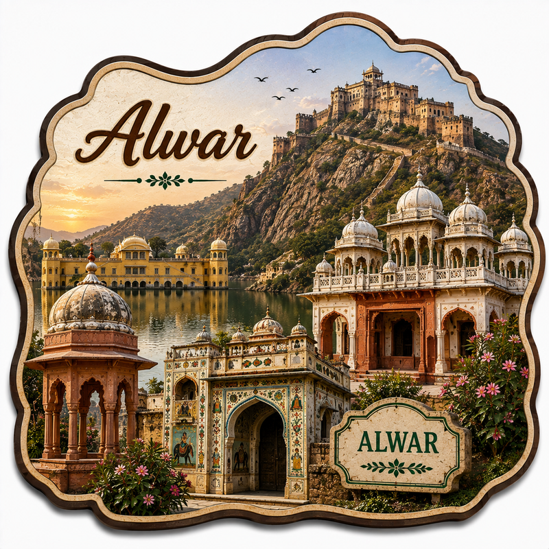 ALWAR FRIDGE MAGNET
