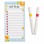 TO DO LIST PLANNER FRIDGE MAGNET  ( 2 MARKER FREE)