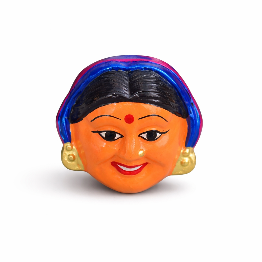 TERRACOTTA FACE 06  FRIDGE MAGNET