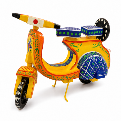 Wooden Scooter Showpiece  (PREPAID ONLY)