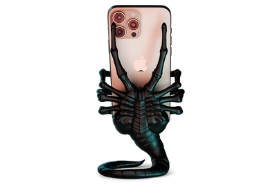 Alien Skeleton MOBILE HOLDER (PREPAID ONLY)