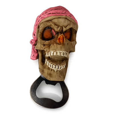 PIRATE FRIDGE MAGNET BOTTLE OPENER
