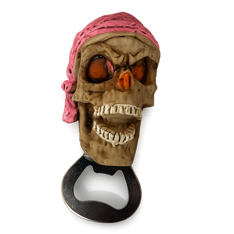 PIRATE FRIDGE MAGNET BOTTLE OPENER