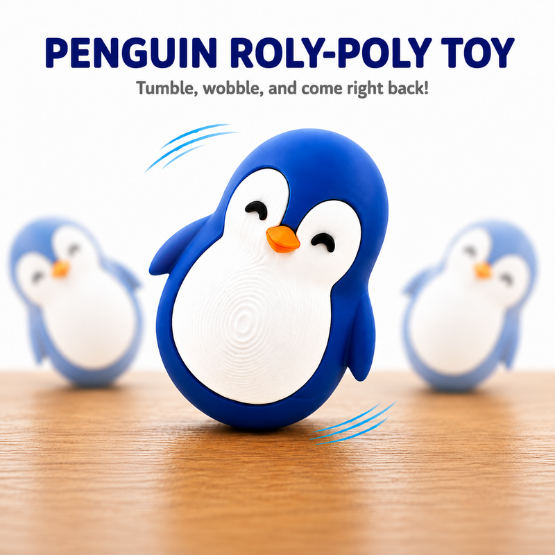 Penguin Roly Poly Toy