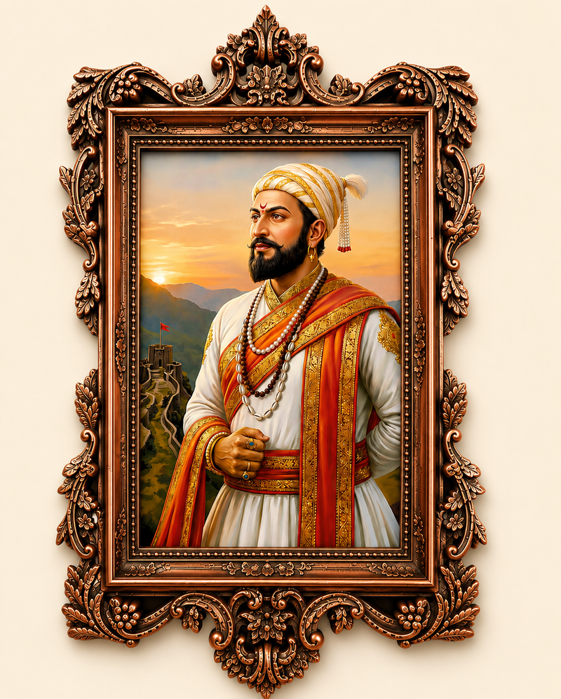 SHIVAJI MAHARAJ FRIDGE MAGNET  (PREPAID ONLY )