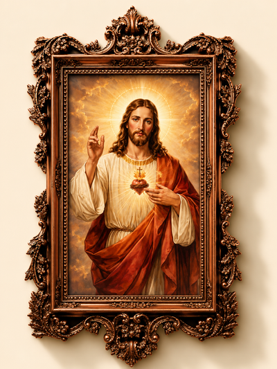 LORD JESUS FRIDGE MAGNET (PREPAID ONLY )