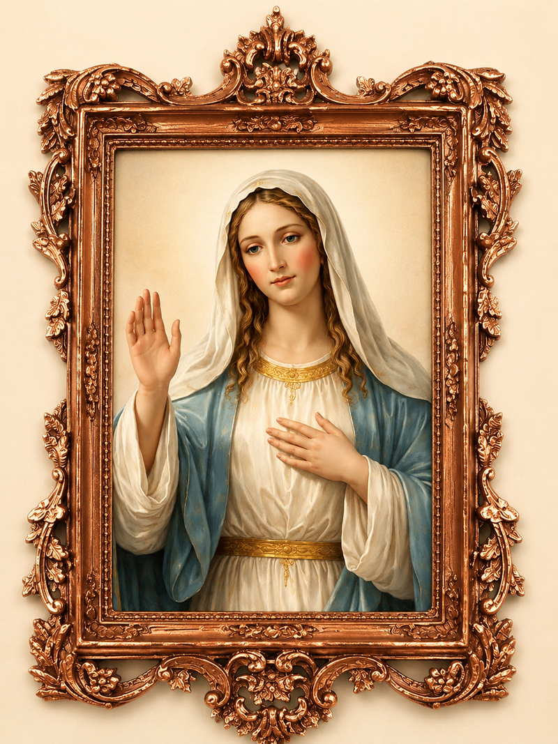 MOTHER MARY FRIDGE MAGNET (PREPAID ONLY )