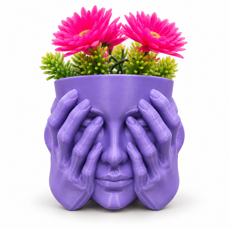 See-No-Evil Face Planter Fridge Magnet