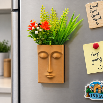 Serene Face Planter Fridge Magnet 🌿🌸