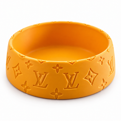 Luxury Monogram Pet Bowl (PREPAID ONLY)