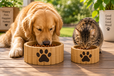 Bamboo Design Pet Bowl (PREPAID ONLY)