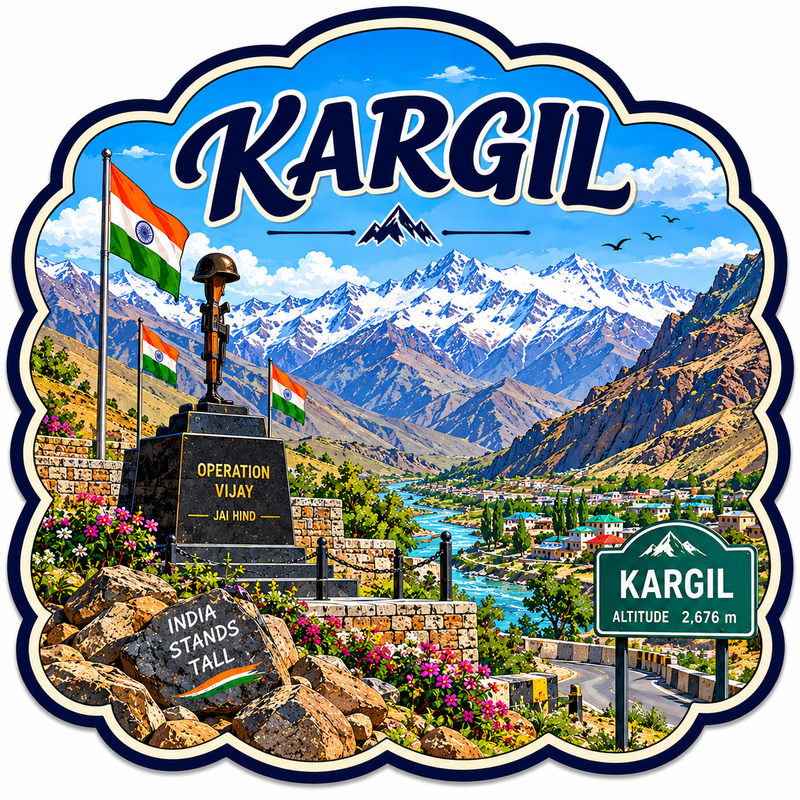 KARGIL  FRIDGE MAGNET