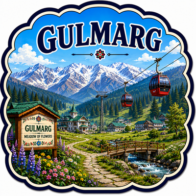 GULMARG FRIDGE MAGNET