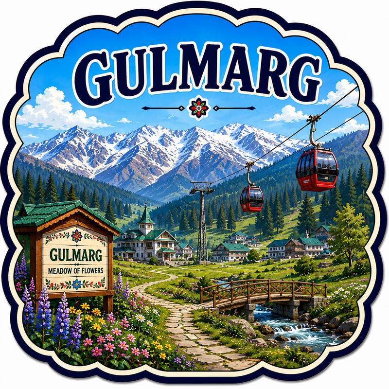GULMARG FRIDGE MAGNET