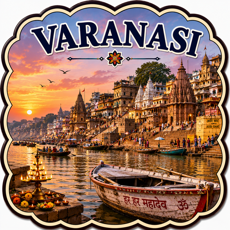 VARANASI FRIDGE MAGNET