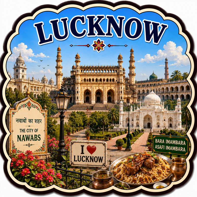 LUCKNOW FRIDGE MAGNET