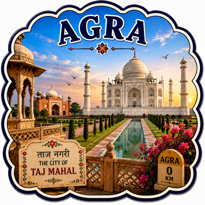 AGRA FRIDGE MAGNET