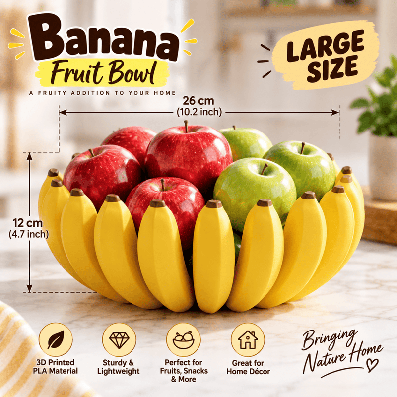 🍌 Banana Fruit Bowl – Large Size (PREPAID ONLY)