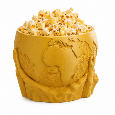Football World Cup Popcorn Holder (PREPAID ONLY)
