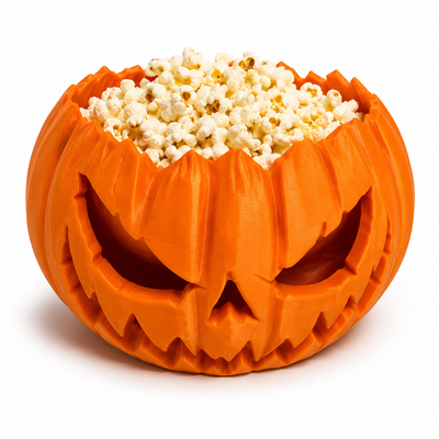 Halloween Pumpkin Popcorn &amp; Treat Bowl (PREPAID ONLY)